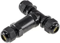 3 Polige Dosenmuffe- / T-Verbinder, IP68 230V, Wasserdicht, Für Z.B. Erdkabel