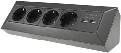 4-fach Steckdosenblock+2x USB, Anthrazit 250V~/ 16A, Aufbaumontage, USB 3,1A 12 4-fach Steckdosenblock+2x USB, Anthrazit 250V~/ 16A, Aufbaumontage, USB 3,1A -Philips Store 4 fach steckdosenblock2x usb anthrazit 250v 16a aufbaumontage usb 31a6