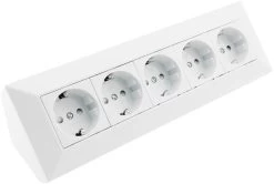 5-fach Steckdosenblock, Weiß 250V~/ 16A, Aufbaumontage 11 5-fach Steckdosenblock, Weiß 250V~/ 16A, Aufbaumontage -Philips Store 5 fach steckdosenblock weiss 250v 16a aufbaumontage3