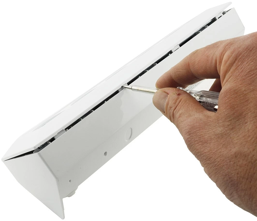 5-fach Steckdosenblock, Weiß 250V~/ 16A, Aufbaumontage 6 5-fach Steckdosenblock, Weiß 250V~/ 16A, Aufbaumontage – Bild 6