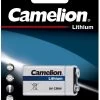 9V-Block-Batterie CAMELION Lithium 1200mAh, Ideal Für Rauchwarnmelder