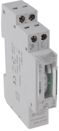 Analoge Tages-Zeitschaltuhr Für Schalttafel-Einbau, 230V, Max. 3500W