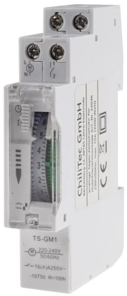 Analoge Tages-Zeitschaltuhr Für Schalttafel-Einbau, 230V, Max. 3500W -Philips Store analoge tages zeitschaltuhr fuer schalttafel einbau 230v max 3500w3