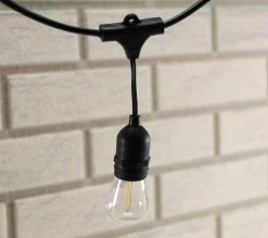 Biergarten-Lichterkette "CT-BGL 15" 1,5 + 12,5m, 15x Filamentlampe 0,8W -Philips Store biergarten lichterkette ct bgl 15 15 125m 15x filamentlampe 08w8