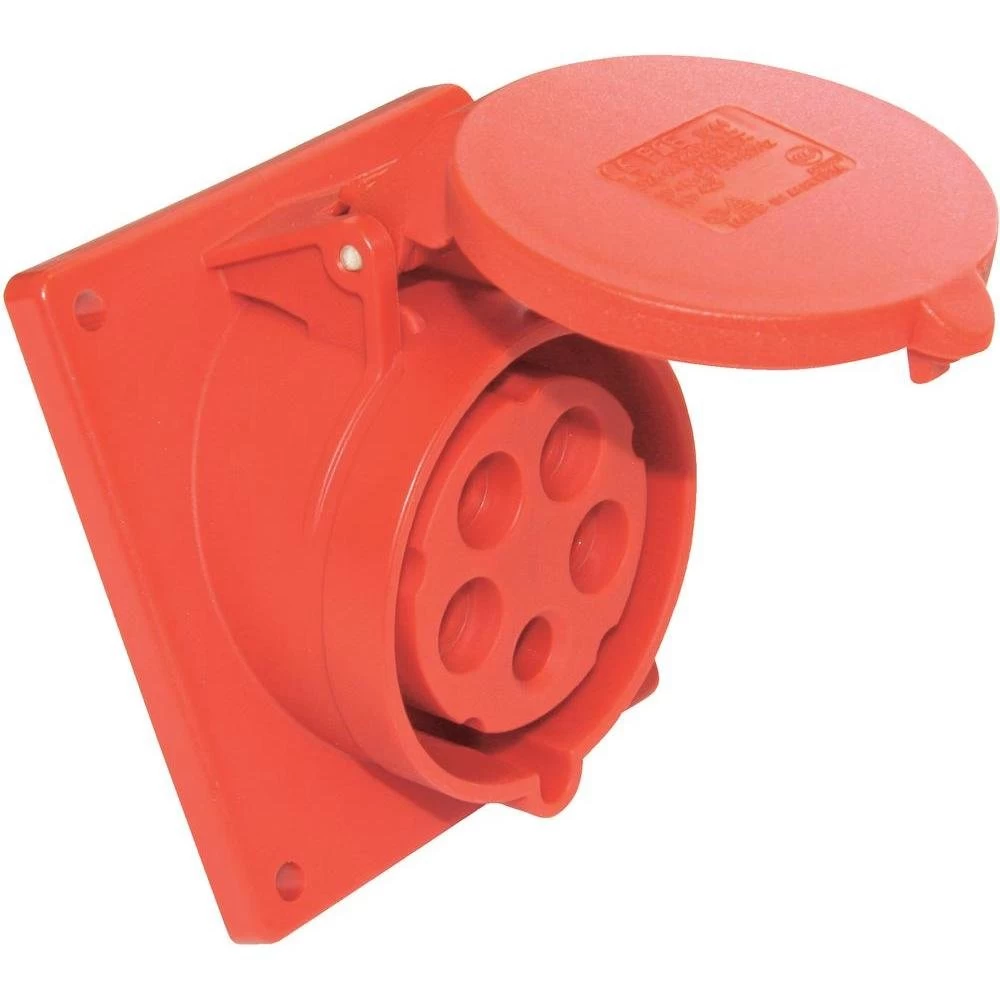 CEE Anbausteckdose Turbo Twist Schräg 400V 16A IP44 PCE 415-6TT 1 CEE Anbausteckdose Turbo Twist Schräg 400V 16A IP44 PCE 415-6TT