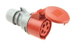 CEE Kupplungssteckdose Mit Deckel 400V 32A IP44 PCE 225-6TT