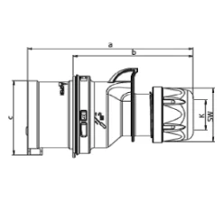 Philips Store -Philips Store cee stecker turbo shark 230v 16a ip44 pce 013 6tt2