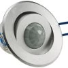Decken-Einbau-Bewegungsmelder 360° Alu