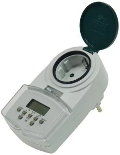 Digitale Wochen-Zeitschaltuhr "DAZ-7" IP44, Max. 2000W / 8,7A