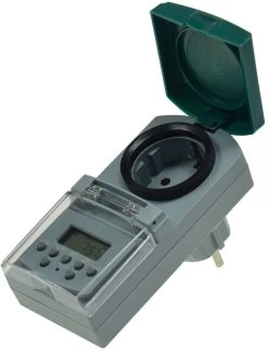 Digitale Wochen-Zeitschaltuhr Für Außen 7 Tage, 230V, 1800W