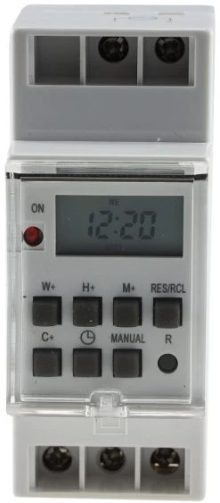 Digitale Wochen-Zeitschaltuhr Für Schalttafel-Einbau, 230V, Max. 3500W -Philips Store digitale wochen zeitschaltuhr fuer schalttafel einbau 230v max 3500w4