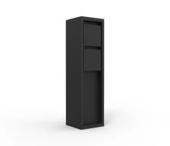 Eco-Light Mains Stromverteiler Gartensteckdose IP54 Schwarz