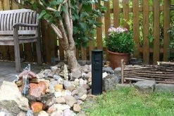 Eco-Light Socket Stromverteiler Mit 2 Steckdosen Steckdosensäule IP44 Schwarz -Philips Store eco light socket stromverteiler mit 2 steckdosen steckdosensaeule ip44 schwarz6