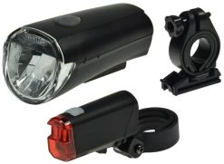 Fahrrad LED-Beleuchtungsset "CFL 30" 30Lux, StVZO Zugelassen, Batteriebetrieb