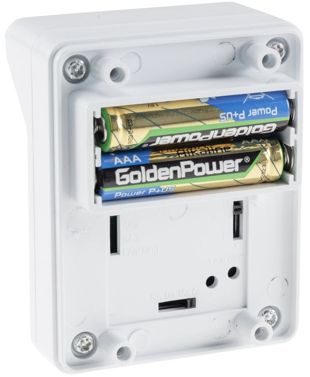 Funk-Klingel PIR Sensor "Pilota Porta" Bewegungsmelder, Batteriebetrieb, IP44 3 Funk-Klingel PIR Sensor "Pilota Porta" Bewegungsmelder, Batteriebetrieb, IP44 – Bild 3