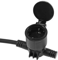 Gartensteckdose Für Außen, IP44, 5-fach Einzelsteckdosen, 5+2,5+2,5+2,5+2,5m -Philips Store gartensteckdose fuer aussen ip44 5 fach einzelsteckdosen 525252525m4