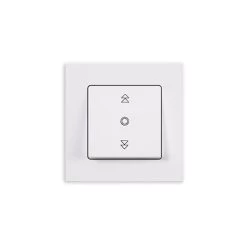 Gunsan Eqona Jalousieschalter Rolladenschalter 1x Schaltwippe Unterputz Weiss