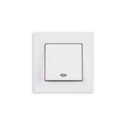 Gunsan Eqona Taster Licht Weiss Schraublos, Schnelle Steckverbindung