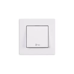 Gunsan Eqona Taster Schlüssel Unterputz Weiss