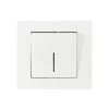Gunsan Moderna Schalter Ein-/Ausschalter Mit Beleuchtung Unterputz Weiss