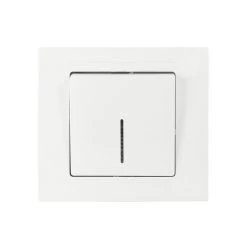 Gunsan Moderna Schalter Ein-/Ausschalter Mit Beleuchtung Unterputz Weiss