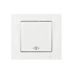 Gunsan Moderna Schalter Kreuzschalter Weiss