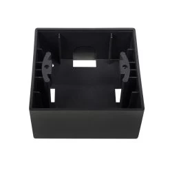 Gunsan Visage 1-fach Rahmen Aufputzgehäuse Schwarz