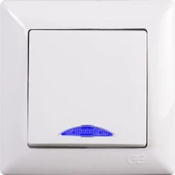 Gunsan Visage Kontrollschalter Schalter Mit Kontrollbeleuchtung Weiss