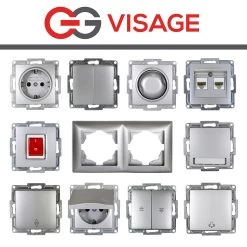 Gunsan Visage Silber Schalterprogramm