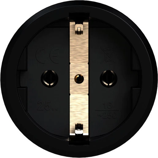 Kupplung Schutzkontaktkupplung Vollgummi Mit Klappdeckel 250V IP54 PCE 2522-ss 3 Kupplung Schutzkontaktkupplung Vollgummi Mit Klappdeckel 250V IP54 PCE 2522-ss – Bild 3