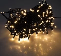 LED Aussen-Lichterkette "CT-ALK200" 20m Warmweiß, Kabel Schwarz, IP44, 200 LEDs -Philips Store led aussen lichterkette ct alk200 20m warmweiss kabel schwarz ip44 200 leds3