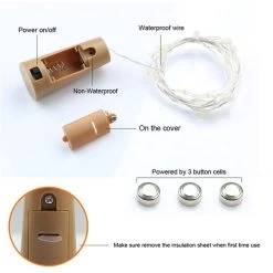 LED Flaschen-Lichterkette "CuteBottle" 20 LEDs, 2m, Warmweiß, Batterie, 10x Set -Philips Store led flaschen lichterkette cutebottle 20 leds 2m warmweiss batterie 10x set5