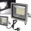 LED-Fluter SlimLine "CTF-SLT 30" Silber 30W, 2960lm, 4000K, Neutralweiß, IP44