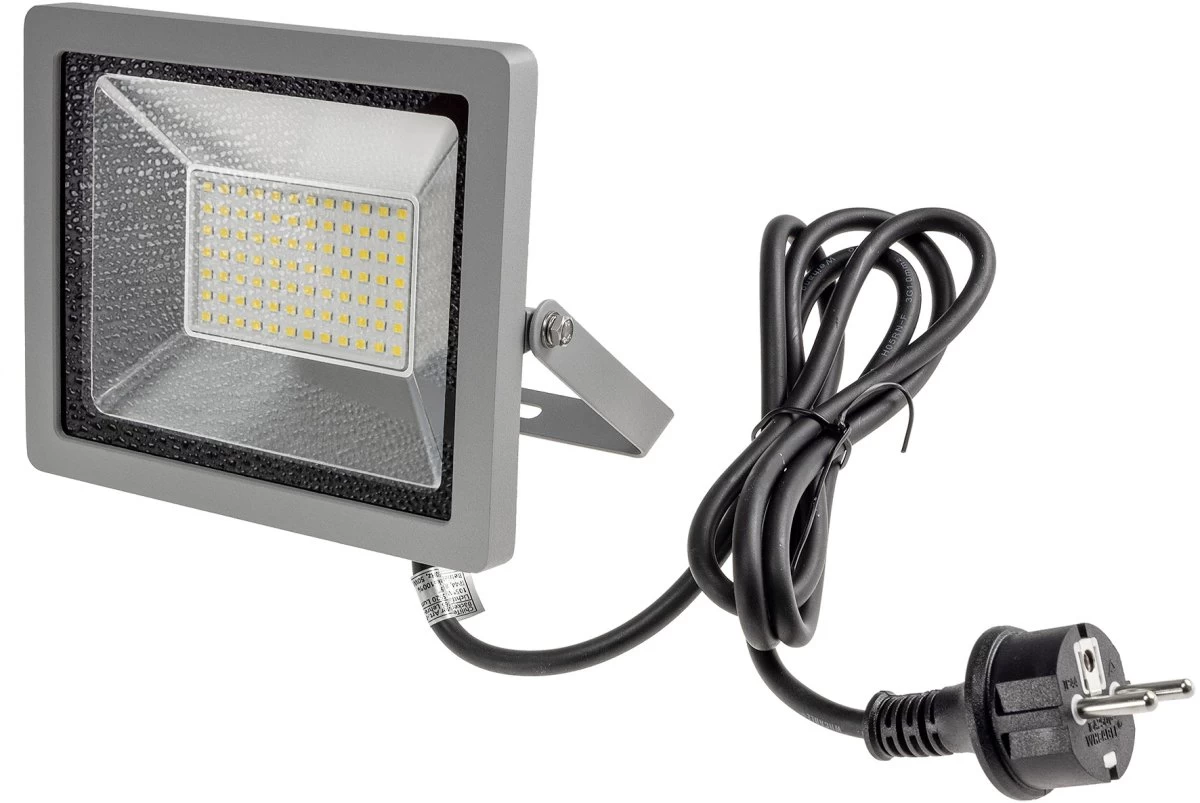 LED-Fluter SlimLine "CTF-SLT 30" Silber 30W, 2960lm, 4000K, Neutralweiß, IP44 2 LED-Fluter SlimLine "CTF-SLT 30" Silber 30W, 2960lm, 4000K, Neutralweiß, IP44 – Bild 2