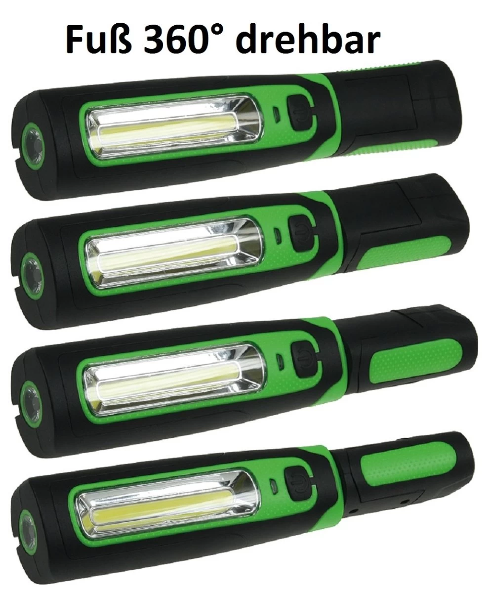 LED Stableuchte Mit Akku "FlexiLED 300" LiIon Akku, Magnethalter, 3W, 270lm,IP44 6 LED Stableuchte Mit Akku "FlexiLED 300" LiIon Akku, Magnethalter, 3W, 270lm,IP44 – Bild 6