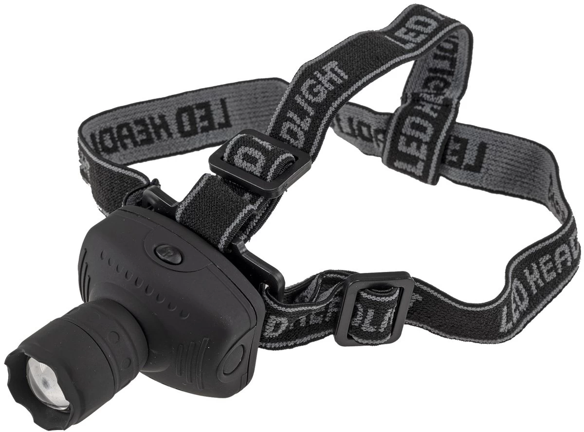 LED-Stirnlampe Mit Fokussierbarer 1W LED 3x AAA Batterie Nötig 2 LED-Stirnlampe Mit Fokussierbarer 1W LED 3x AAA Batterie Nötig – Bild 2