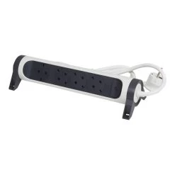 Legrand Drehbare Steckdosenleiste 4x Steckdose, 1,5m Kabel Weiss-schwarz 694529