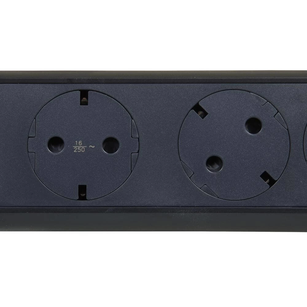 Legrand Drehbare Steckdosenleiste 5x Steckdose, 1,5m Kabel Schwarz 694532 2 Legrand Drehbare Steckdosenleiste 5x Steckdose, 1,5m Kabel Schwarz 694532 – Bild 2
