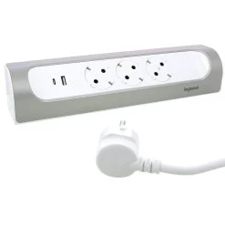Legrand Ecksteckdosenleiste 3x Steckdose, USB-A, USB-C, 1m Kabel Ultraweiß/Aluminium 694502 -Philips Store legrand ecksteckdosenleiste 3x steckdose usb a usb c 1m kabel ultraweiss aluminium 6945024