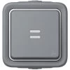 Legrand Plexo55 Wippschalter Aus-/ Wechsel Kontroll Beleuchtet Feuchtraum Aufputz Grau 069713