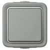 Legrand Plexo55 Wippschalter Universal Aus-/ Wechsel 1-polig Feuchtraum Aufputz Grau 069711