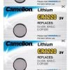 Lithium Knopfzelle CAMELION CR1220 3V, 12x2mm, 5er-Blister