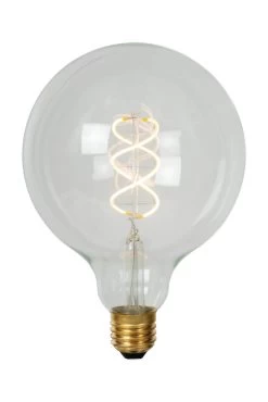 Lucide G125 LED Filament Lampe E27 5W Dimmbar Transparent 49033/05/60