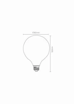 Lucide G80 LED Filament Lampe E27 5W Dimmbar Opal 49048/05/61 -Philips Store lucide g80 led filament lampe e27 5w dimmbar opal 49048 05 614