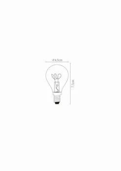 Lucide P45 LED Filament Lampe E14 3W Dimmbar Amber 49046/03/62 7 Lucide P45 LED Filament Lampe E14 3W Dimmbar Amber 49046/03/62 -Philips Store lucide p45 led filament lampe e14 3w dimmbar amber 49046 03 624