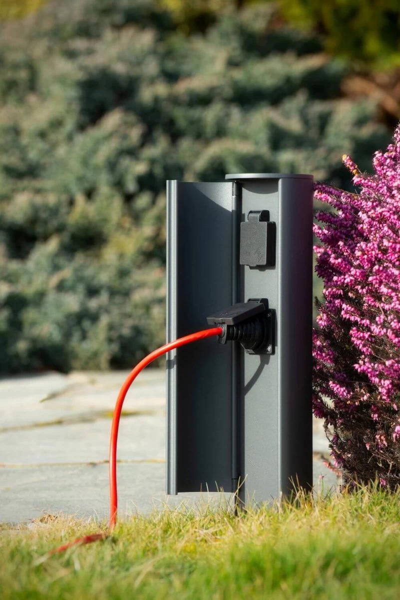 Lucide POWERPOINT Außensteckdose Anthrazit IP44 27849/12/29 3 Lucide POWERPOINT Außensteckdose Anthrazit IP44 27849/12/29 – Bild 3