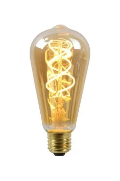 Lucide ST64 LED Filament Lampe E27 4,9W Dimmbar Amber 49034/05/62 5 Lucide ST64 LED Filament Lampe E27 4,9W Dimmbar Amber 49034/05/62 -Philips Store lucide st64 led filament lampe e27 49w dimmbar amber 49034 05 622