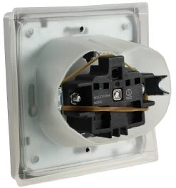 MILOS Schutzkontakt-Steckdose IP44 250V~/ 16A, Inkl. Rahmen, UP, Weiß Matt -Philips Store milos schutzkontakt steckdose ip44 250v 16a inkl rahmen up weiss matt4