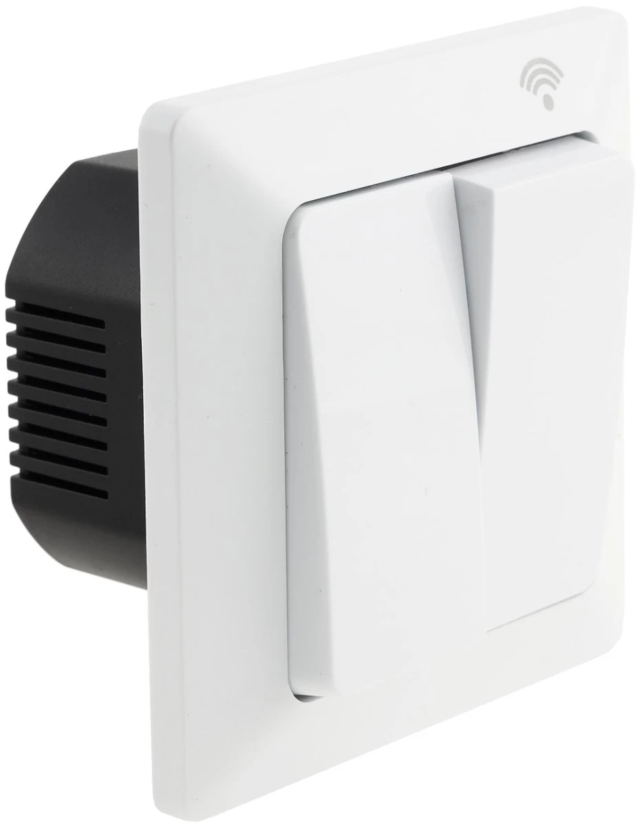 MILOS WiFi Schalter 2-fach Android + IOS- App,Alexa/Google Tauglich 1 MILOS WiFi Schalter 2-fach Android + IOS- App,Alexa/Google Tauglich