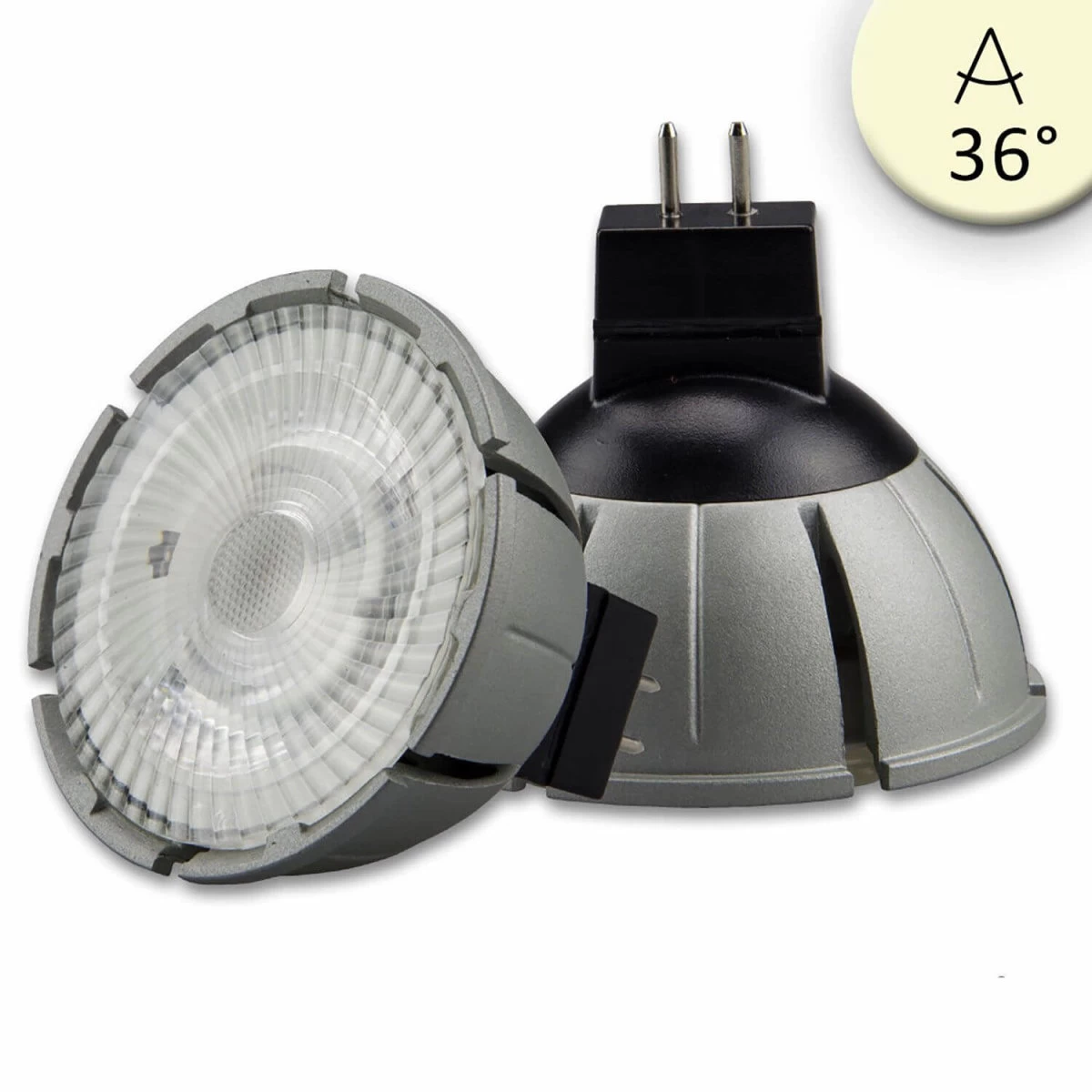 MR16 Vollspektrum LED Strahler 7W COB, 36°, 3000K, Dimmbar 1 MR16 Vollspektrum LED Strahler 7W COB, 36°, 3000K, Dimmbar